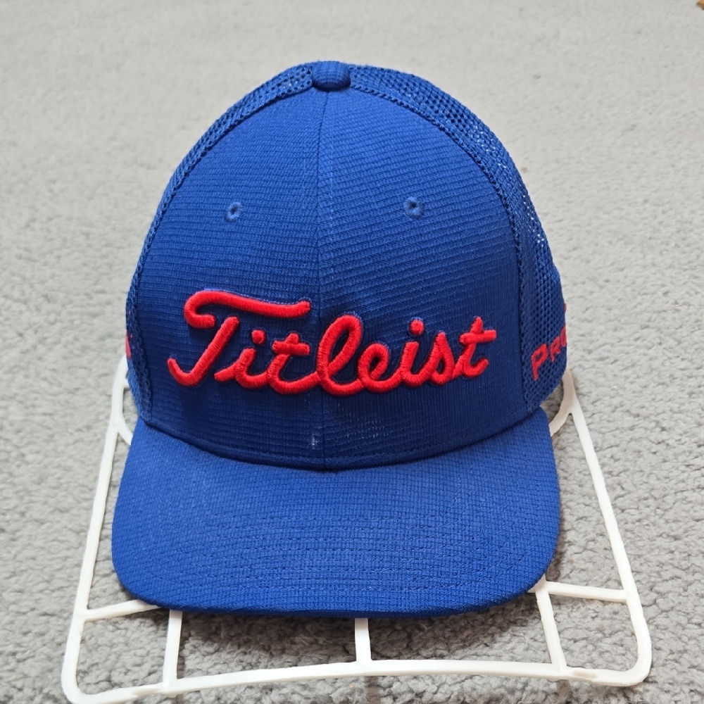 Titleist Royal Blue Cap with Red Logo